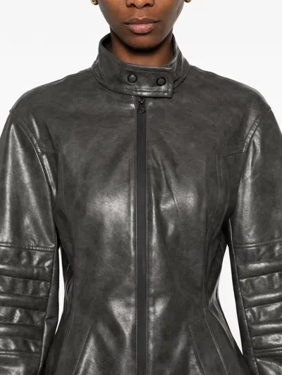 Hui Milano Single-breasted Jacket In Gray