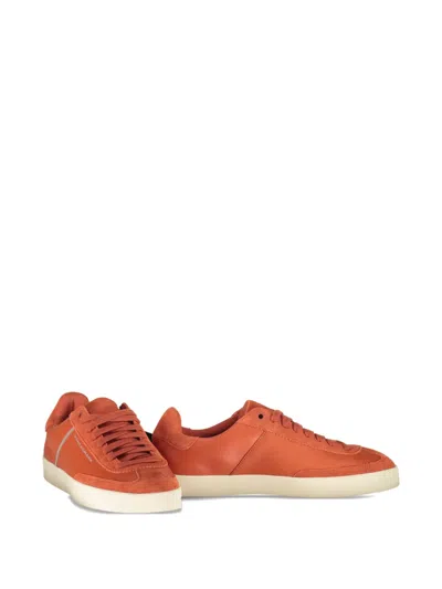 Paul & Shark Low Sneakers In Orange