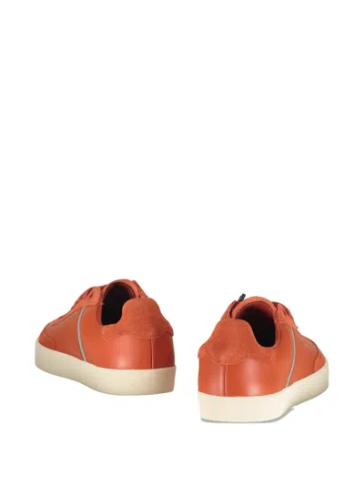 Paul & Shark Low Sneakers In Orange