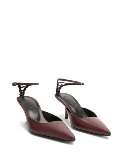 By Far Teese Pointed Pumps In Brown