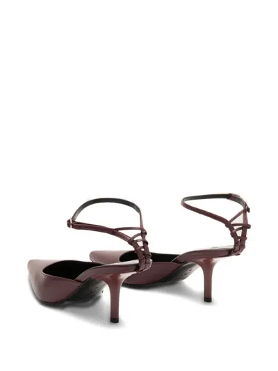 By Far Teese Pointed Pumps In Brown