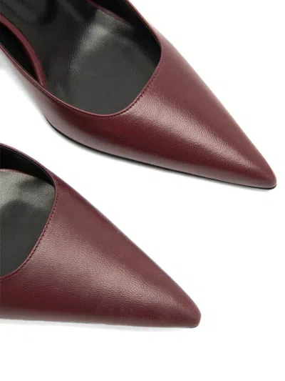By Far Teese Pointed Pumps In Brown