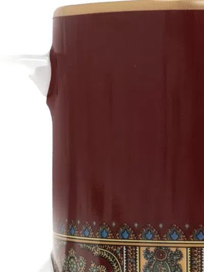 Etro Home Paisley Trim Mug In Red