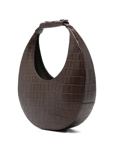 Staud Moon Tote Bag In Brown