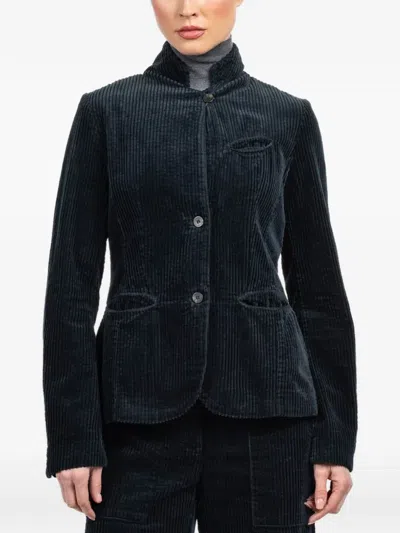 Hannes Roether Corduroy Jacket In Blue
