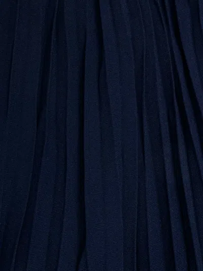 Michael Michael Kors Pleated Skirt In Blue