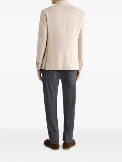 Etro Single-breasted Blazer In Neutral