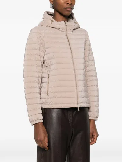 Moorer Long-sleeved Cotton Jacket In Neutral