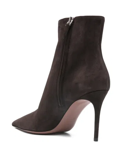 Paris Texas Vera 85 Suede Ankle Boots In Brown