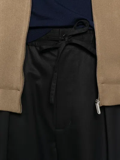 Attachment Drawstring Trousers In Black
