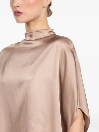 缎面斗篷式罩衫