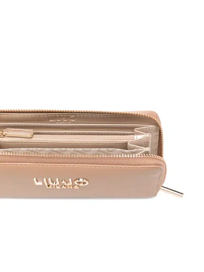 Liu •jo Large Zip-around Wallet In Brown