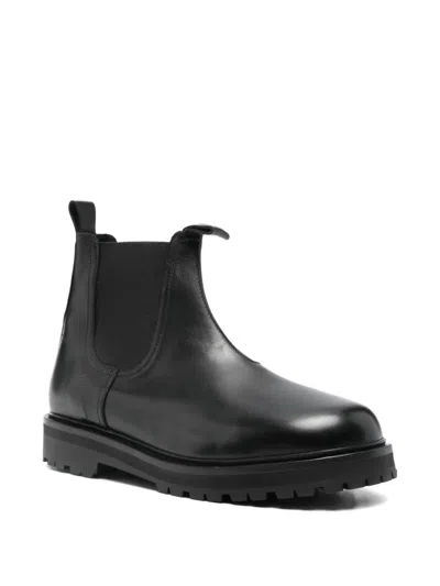 Studio Nicholson Pull-tab Chelsea Boots In Black