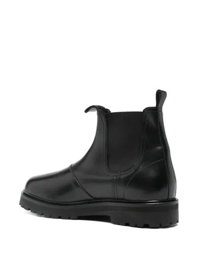 Studio Nicholson Pull-tab Chelsea Boots In Black