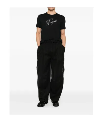 Ann Demeulemeester Baptist Printed T-shirt In Black
