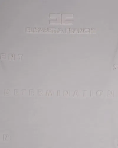 Elisabetta Franchi T-shirts In White