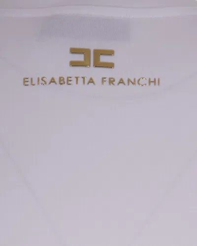 Elisabetta Franchi T-shirts In White