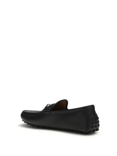 Gucci Men Horsebit Driver Loafers In Black