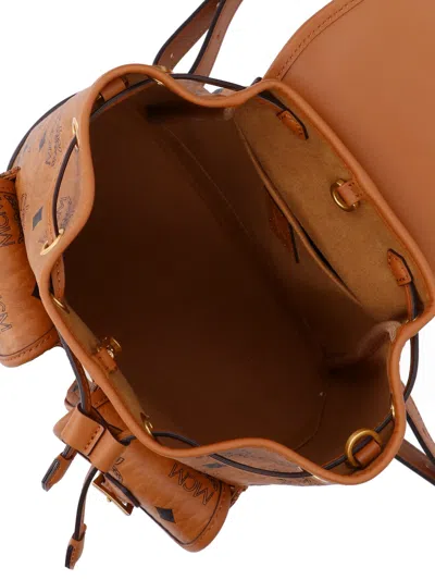 Mcm Straps Detail Hardware Pockets Handle In Blue