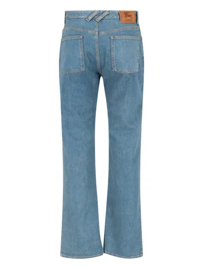Burberry Bootcut Jeans In Blue