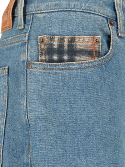 Burberry Bootcut Jeans In Blue