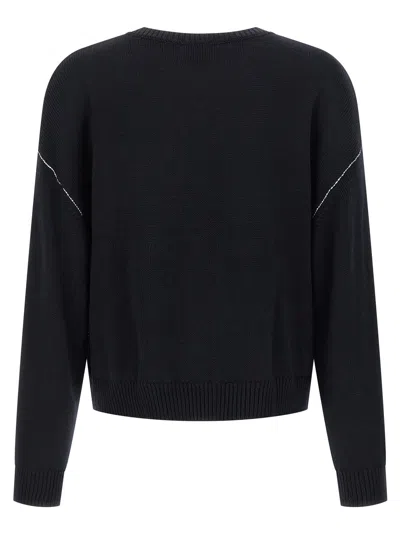 Apc Logo-lettering Sweater In Black