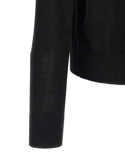 Dsquared2 Wool Sweater Sweaters And Cardigans Black In Black