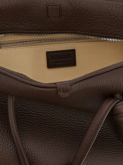 Jacquemus Le Turismo Shoulder Bag Knotted Detail Leather In Brown