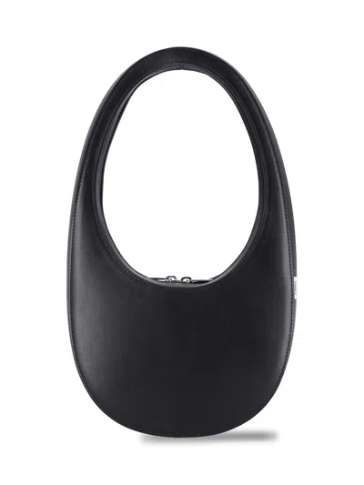 Coperni Swipe Shoulder Bag In Black