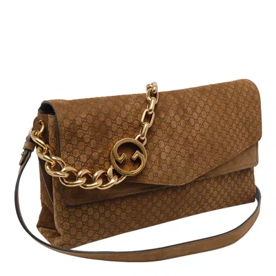 Gucci Big Gg Chain Shoulder Bag In Pattern