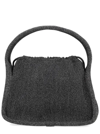 Alexander Wang Drawstring Top-handle Shoulder Bag In Black