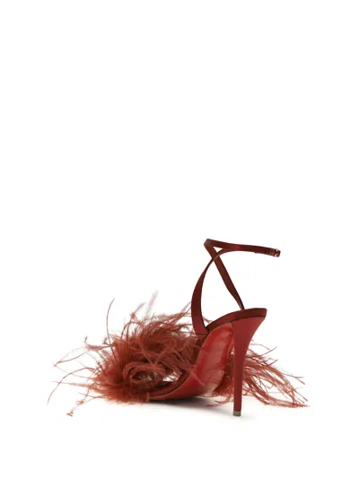 Christian Louboutin Women Miss Z Poupi Sandals In Red