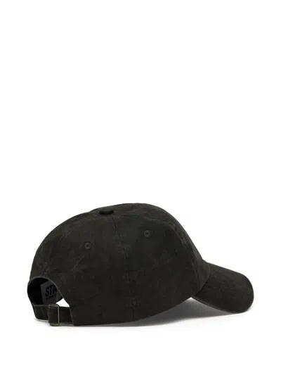 Golden Goose Logo Baseball Cap In Black