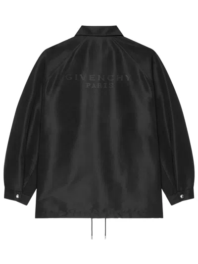 Givenchy Coach Jacket In Black