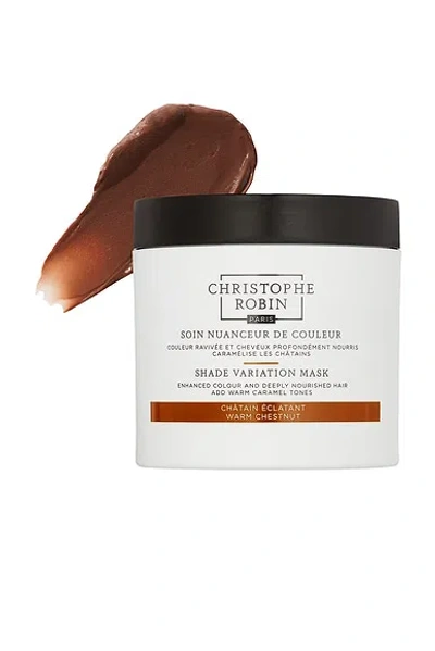 Christophe Robin Shade Variation Mask Warm Chestnut In White