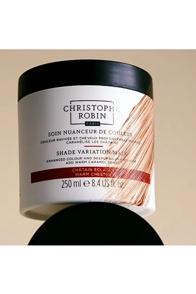 Christophe Robin Shade Variation Mask Warm Chestnut In White