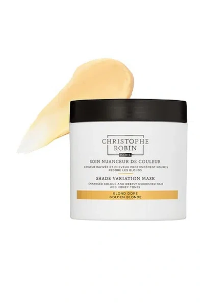 Christophe Robin Shade Variation Mask In Gold