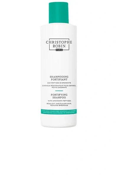 Christophe Robin Fortifying Shampoo With Amaranth Peptides In Transparent