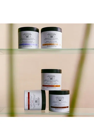 Christophe Robin Shade Variation Mask Warm Chestnut In White