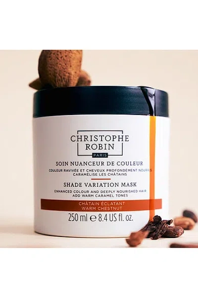 Christophe Robin Shade Variation Mask Warm Chestnut In White