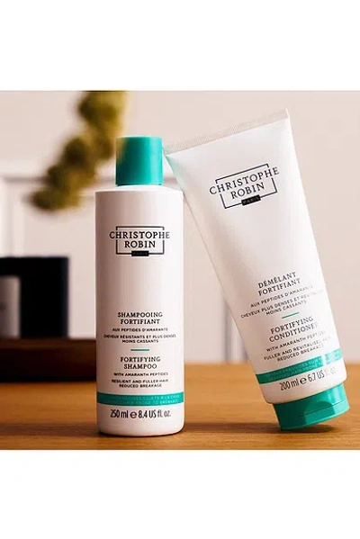 Christophe Robin Fortifying Shampoo With Amaranth Peptides In Transparent
