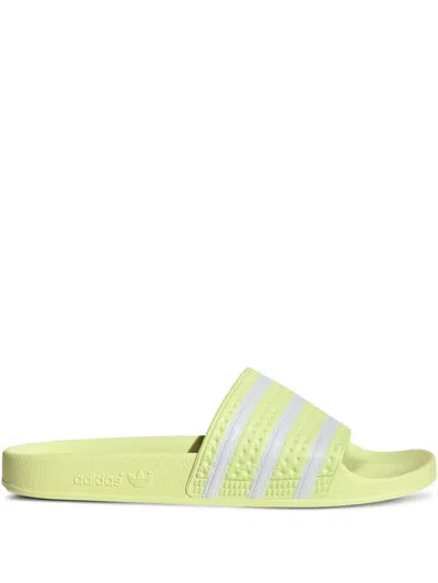 Adidas Originals Adidas Adilette Slide 'pulse Yellow' In Multi