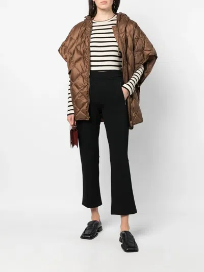 Max Mara Flared-leg Trousers In Black