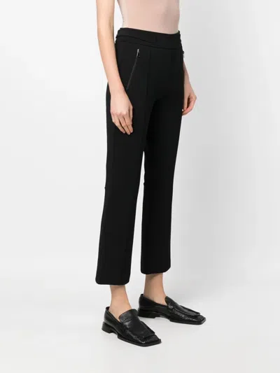 Max Mara Flared-leg Trousers In Black