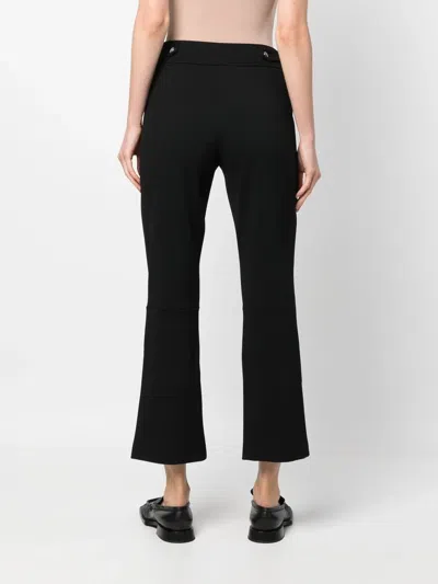 Max Mara Flared-leg Trousers In Black