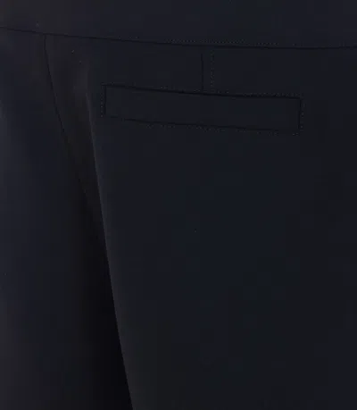 Courrèges Heritage Cropped Bootcut Pants In Black