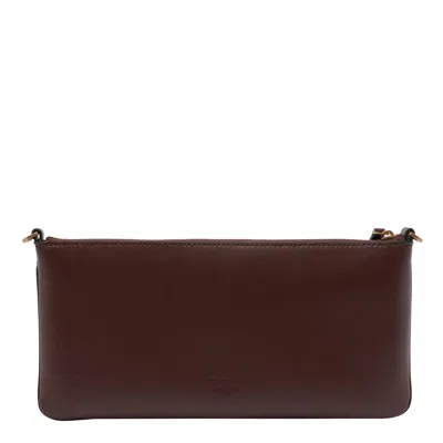 Pinko Horizontal Flat Chain Wallet In Pattern