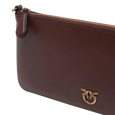 Pinko Horizontal Flat Chain Wallet In Pattern