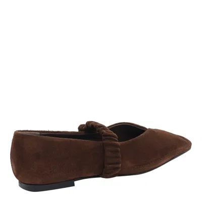Alohas Lautan Square Toe Mary Jane Flat In Brown