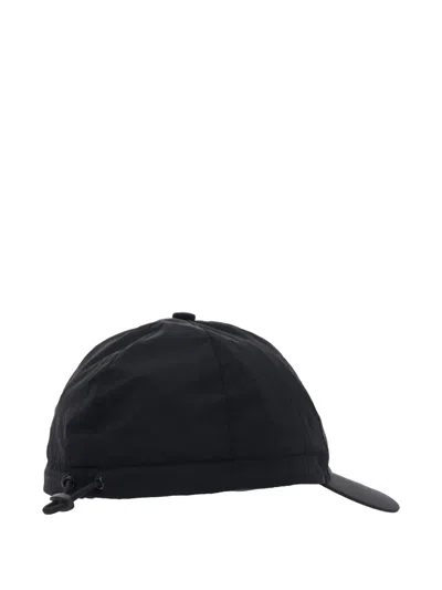 Stone Island Patch Baseball Hat In Black